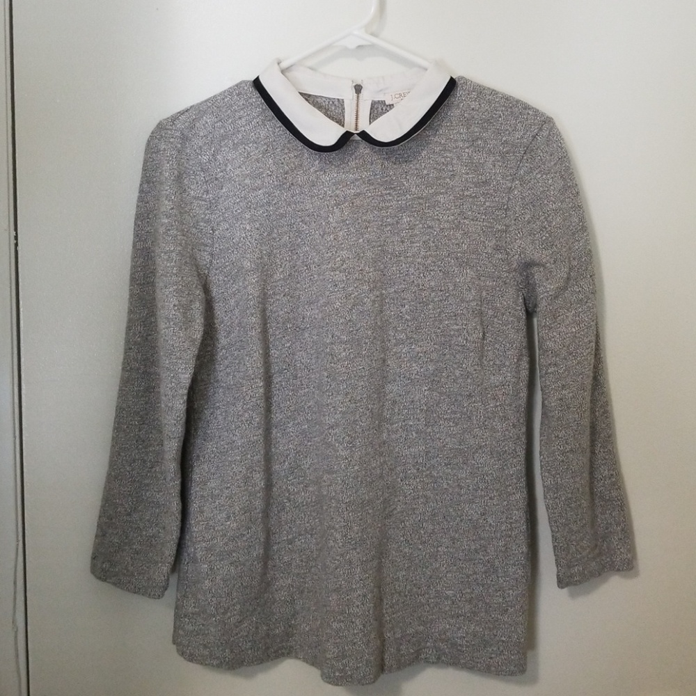 J. Crew Peter Pan collar top